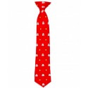 Red Trooper Dot Tie for Boys 