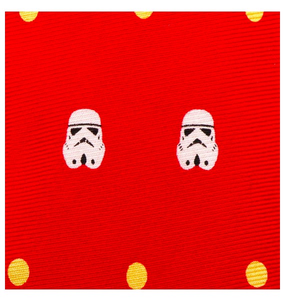 Red Trooper Dot Tie for Boys 