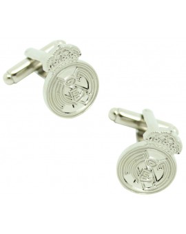 Silver Plated Real Madrid FC Cufflinks