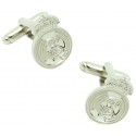 Silver Plated Real Madrid FC Cufflinks 