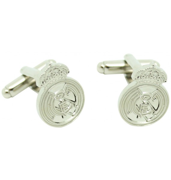 Silver Plated Real Madrid FC Cufflinks 