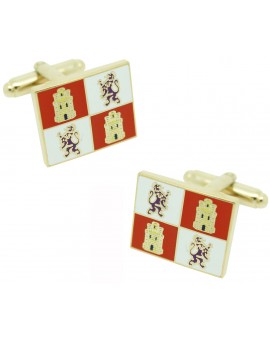Gemelos para camisa Bandera Castilla y León