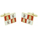 Castile and Leon Flag Cufflinks