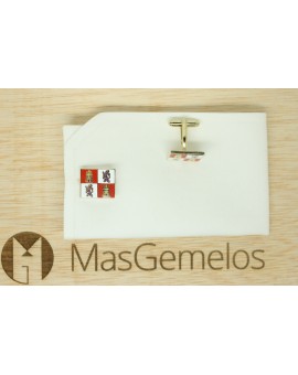 Castile and Leon Flag Cufflinks