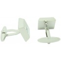3D Silver Control and Escape Cufflinks 