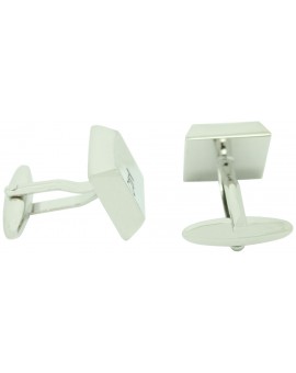 3D Silver Control and Escape Cufflinks 