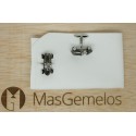 3D F1 Car Cufflinks 