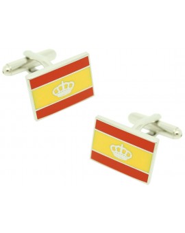 Spain Navigation Flag Cufflinks 