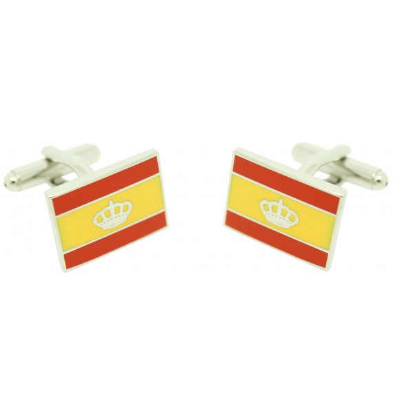 Spain Navigation Flag Cufflinks 