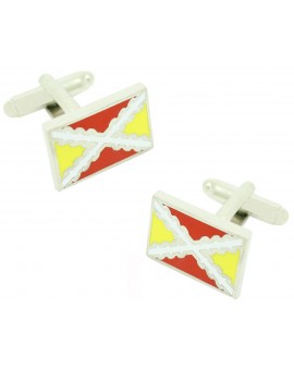 Spanish Tercio Flag Cufflinks