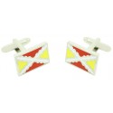 Spanish Tercio Flag Cufflinks 