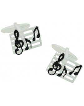 Musical Score Cufflinks 