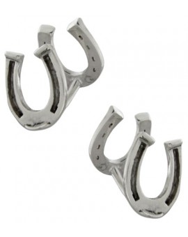 Gemelos para camisa Plata 925 Doble Herradura 