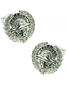 Gemelos para camisa Insignia Veterinaria Plata 925