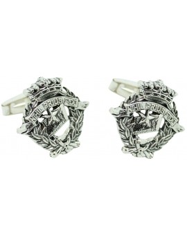 Sterling Silver Notary Emblem Cufflinks 2