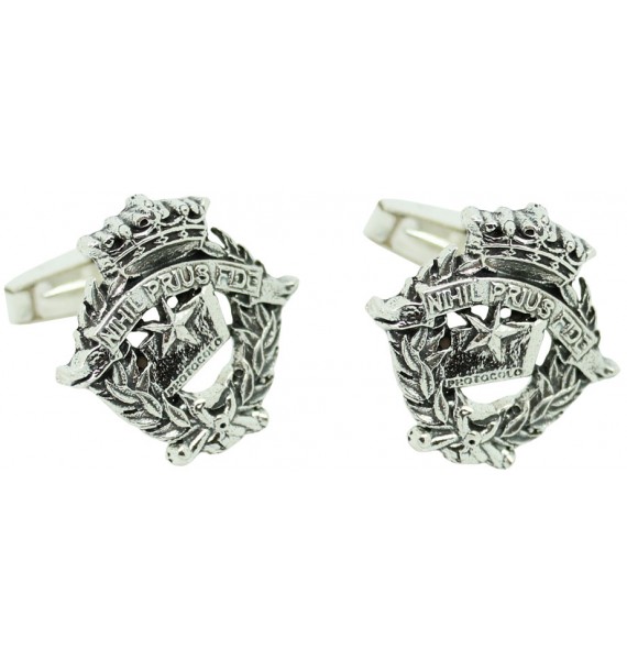 Gemelos Plata 925 insignia Notaria 