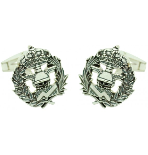 Gemelos Plata 925 emblema Empresariales 