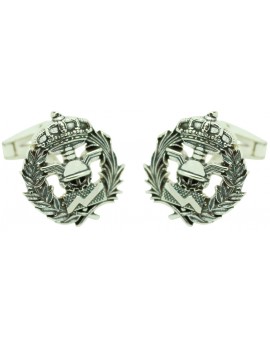 Gemelos Plata 925 emblema Empresariales 