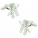 Skis Cufflinks 