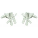 Skis Cufflinks 