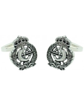 Sterling Silver Computer Engineering Emblem Cufflinks 2