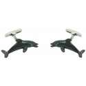 Grey Dolphin Cufflinks