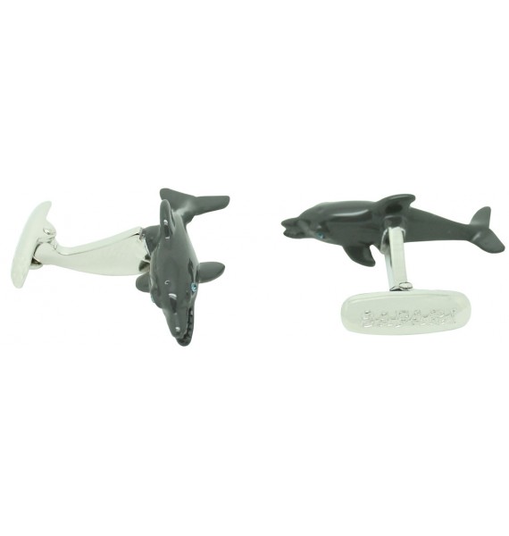 Grey Dolphin Cufflinks