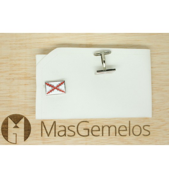 Gemelos camisa Bandera Cruz de Borgoña 