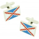 Gemelos para camisa Bandera Tercio de Nápoles