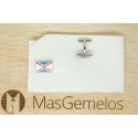 Tercio of Naples Flag Cufflinks 