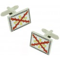 Alburquerque Tercio Flag Cufflinks 