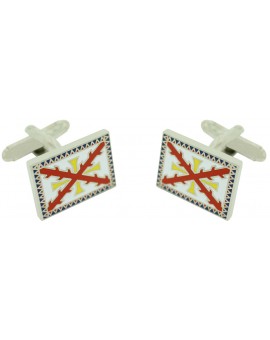 Alburquerque Tercio Flag Cufflinks  2