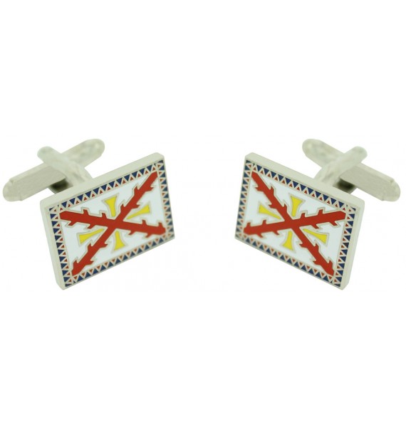 Gemelos para camisa Bandera Tercio Viejo de Alburquerque