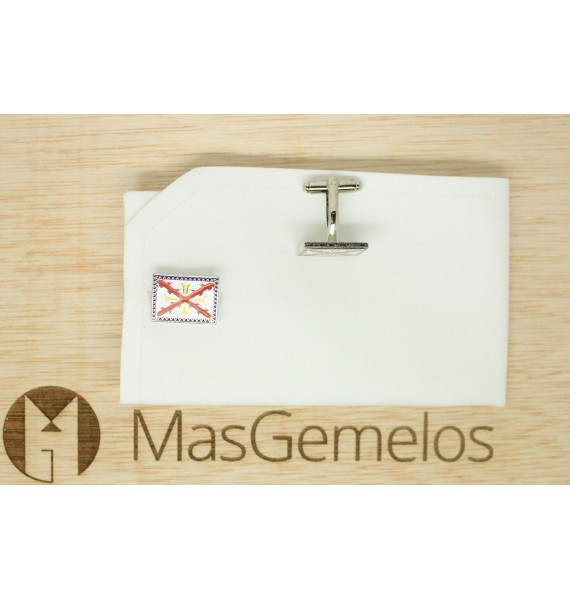Gemelos para camisa Bandera Tercio Viejo de Alburquerque