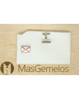 Gemelos para camisa Bandera Tercio Viejo de Alburquerque