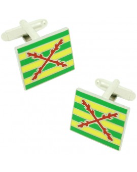 Gemelos para camisa Bandera Tercio de Lepanto