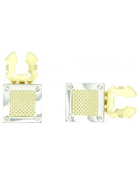 Cubrebotones Rejilla para camisa