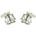 Sterling Silver Symbol of Justice Cufflinks