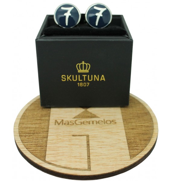 Blue 7 Design Lino Ieluzzi Skultuna Cufflinks