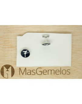 Blue 7 Design Lino Ieluzzi Skultuna Cufflinks