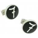 Black 7 Design Lino Ieluzzi Skultuna Cufflinks