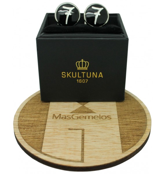 Black 7 Design Lino Ieluzzi Skultuna Cufflinks