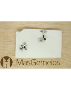 Roller Skates Cufflinks
