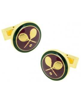 British Sporting Skultuna Cufflinks - Tennis