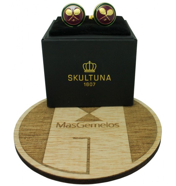 British Sporting Skultuna Cufflinks - Tennis