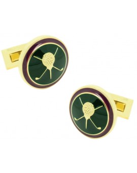 British Sporting Skultuna Cufflinks - Golf