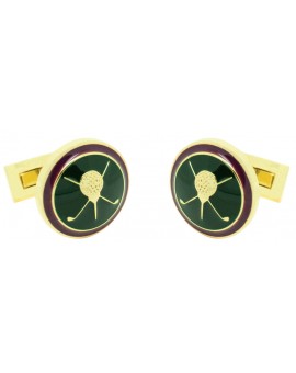 British Sporting Skultuna Cufflinks - Golf 2