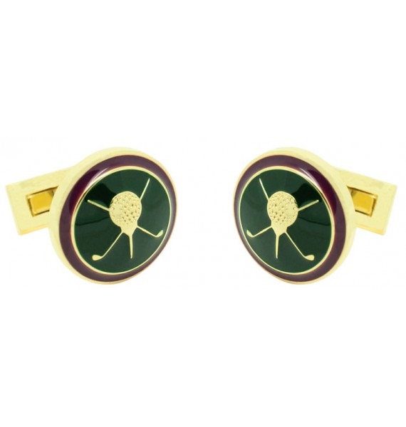British Sporting Skultuna Cufflinks - Golf
