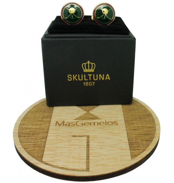 Gemelos personalizado Skultuna modelo golf