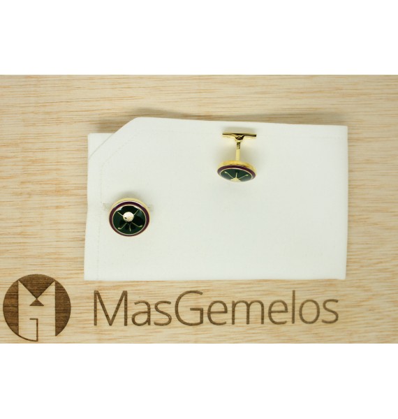 British Sporting Skultuna Cufflinks - Golf